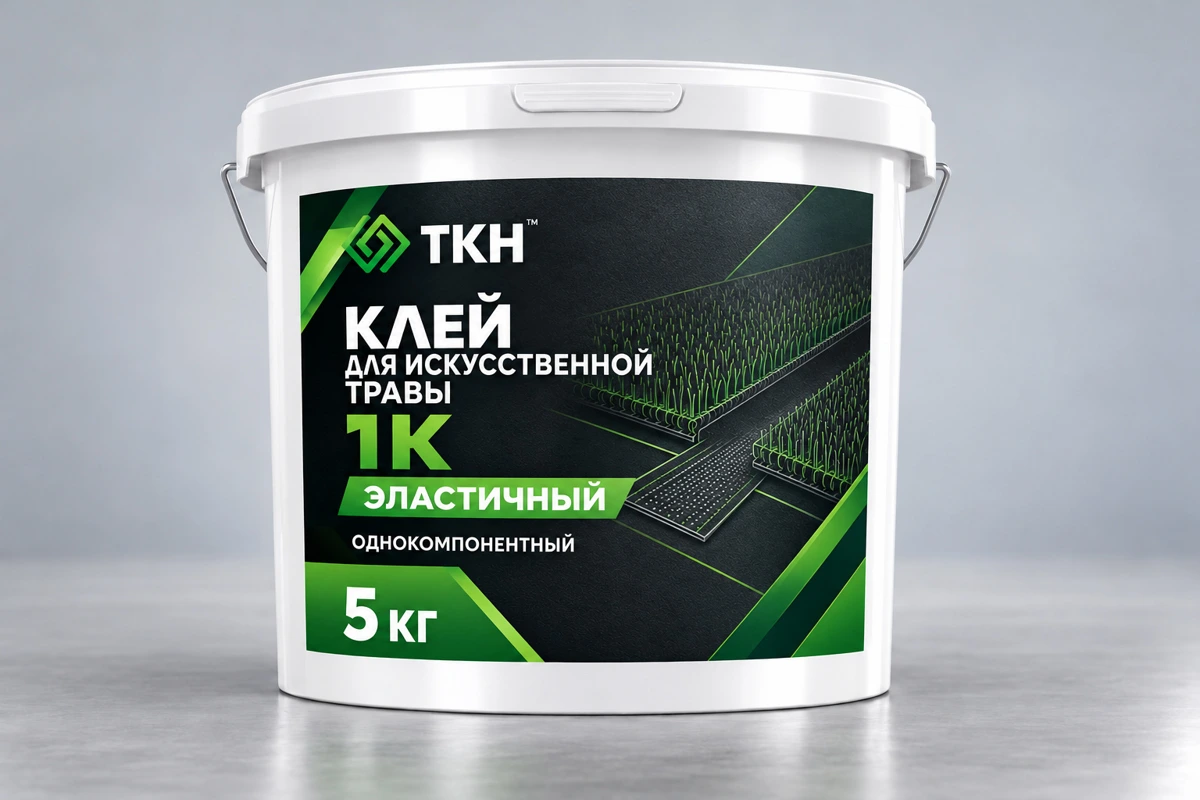 Клей для искусственной травы ТКН 1К эластичный — ведро 5 кг